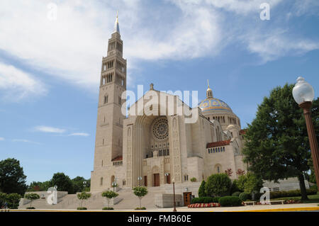 The Shrine of the Immaculate Conception in Washington DC Stock Photo