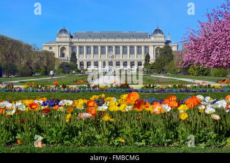 France, Paris, Museum of Natural History, the Plants Gardens and the Grand Gallery of Evolution Stock Photo