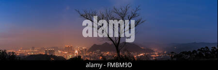 Night view of the Bitan Scenic Area at Taipei, Taiwan Stock Photo - Alamy