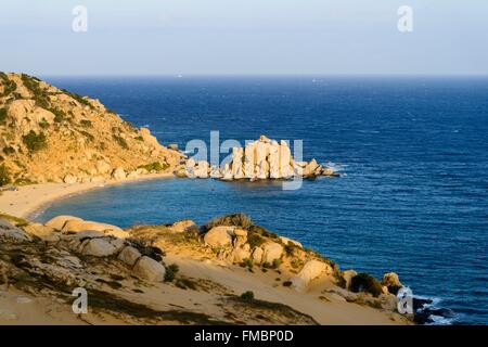 Vietnam, Ninh Thuan province, surroundings of Phan Rang, sea coast between Ca Na and Phan Rang Stock Photo