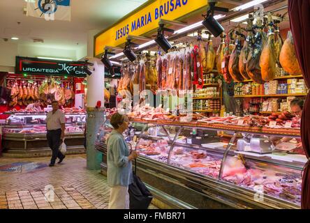 Spain, Basque Country, Guipuzcoa province (Guipuzkoa), San Sebastian (Donostia), European capital of culture 2016, Mercado de Stock Photo