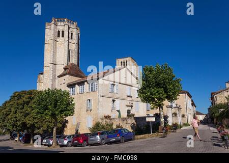 France, Gers, La Romieu, stop on the Way of St James, listed as World Heritage by UNESCO Stock Photo