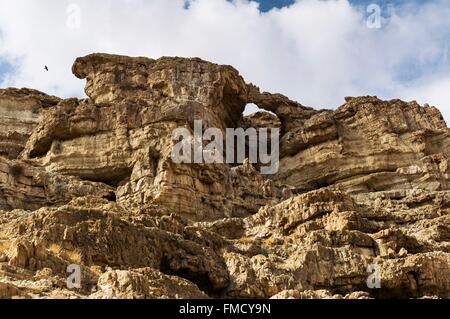 Israel, Palestine, the West Bank ( litigious territory), Juda's desert (Judea), Wadi Qelt Stock Photo