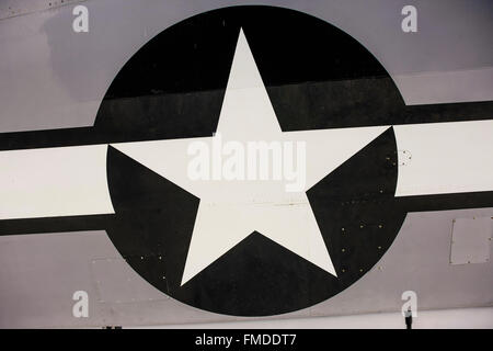 Military aircraft, USAAF insignia Stock Photo - Alamy