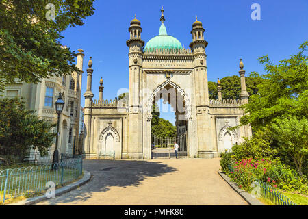 Brighton and Hove regency / Edwardian / Victorian architecture, illustrating it's past. Royal pavilion UK Stock Photo