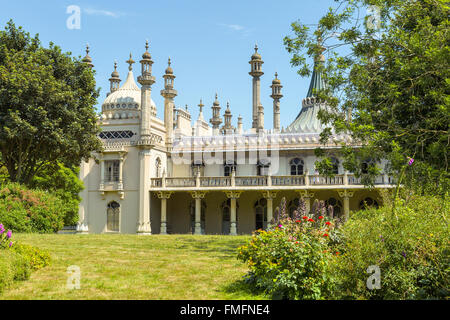 Brighton and Hove regency / Edwardian / Victorian architecture, illustrating it's past. Royal pavilion UK Stock Photo