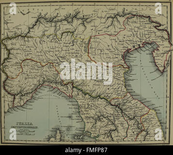 Classical Map of the Ancient World as Known to the Ancients Stock Photo ...