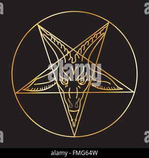 The Sigil of Baphomet Stock Vector Image & Art - Alamy