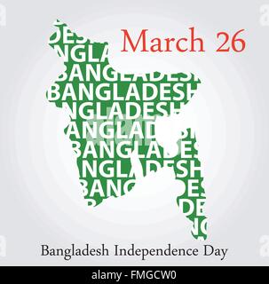 Bangladesh Independence day- March 26 Stock Vector