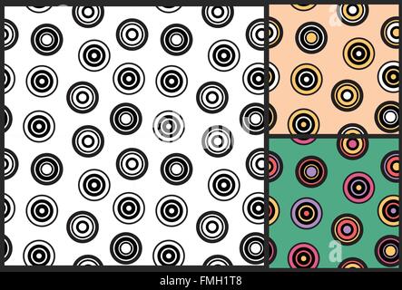 round circle pattern Stock Vector