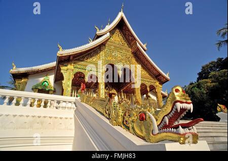 Temple in Luang Prabang Royal Palace Museum, Laos Stock Photo