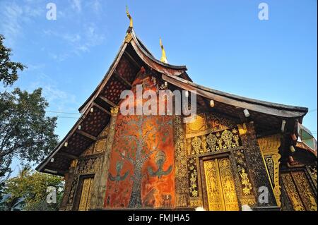 Temple in Luang Prabang Royal Palace Museum, Laos Stock Photo