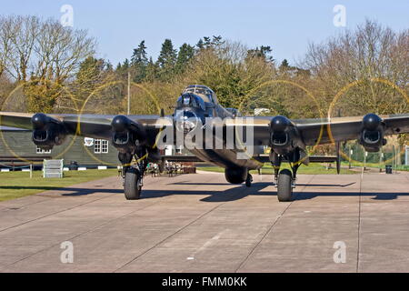 Lancaster Mk.VII, NX611 'Just Jane'. Stock Photo