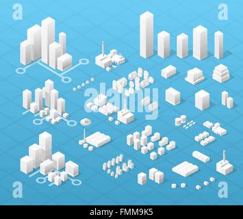 Isometric of the modern city Stock Vector Image & Art - Alamy