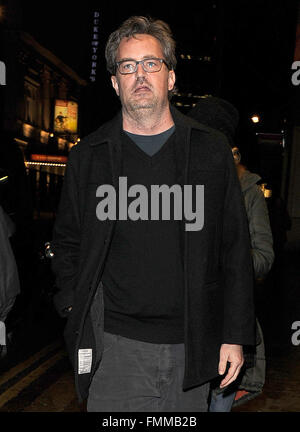 Matthew Perry out and about in the West End  Featuring: Matthew Perry Where: London, United Kingdom When: 09 Feb 2016 Stock Photo
