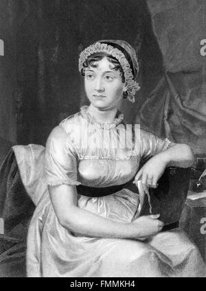 Jane Austen (1775-1817). Portrait. Stock Photo