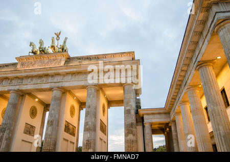 Brandenburg Gate in Berlin Stock Photo