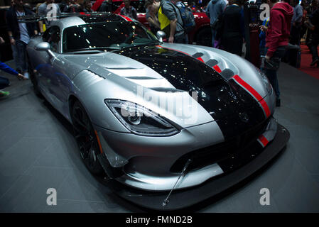 Geneva, Switzerland. 12th March, 2016. 86th Geneva International Motor Show on March 12, 2016 - Geneva,Switzerland Credit:  Stefano Guidi/Alamy Live News Stock Photo