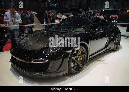 Geneva, Switzerland. 12th March, 2016. 86th Geneva International Motor Show on March 12, 2016 - Geneva,Switzerland Credit:  Stefano Guidi/Alamy Live News Stock Photo