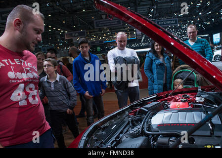 Geneva, Switzerland. 12th March, 2016. 86th Geneva International Motor Show on March 12, 2016 - Geneva,Switzerland Credit:  Stefano Guidi/Alamy Live News Stock Photo