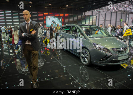 Geneva, Switzerland. 12th March, 2016. 86th Geneva International Motor Show on March 12, 2016 - Geneva,Switzerland Credit:  Stefano Guidi/Alamy Live News Stock Photo