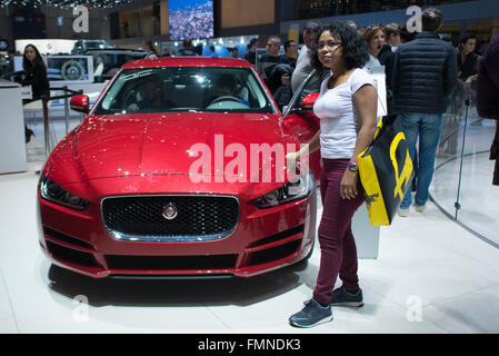 Geneva, Switzerland. 12th March, 2016. 86th Geneva International Motor Show on March 12, 2016 - Geneva,Switzerland Credit:  Stefano Guidi/Alamy Live News Stock Photo