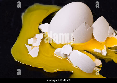Shattered Egg Stock Photo