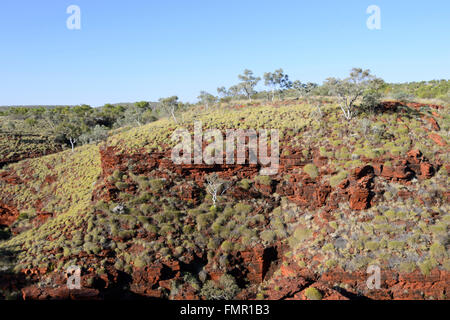 Oxer's Lookout, Karijini National Park, Pilbara, Western Australia, WA, Australia Stock Photo