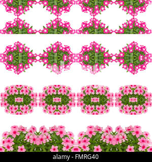 Periwinkle seamless pattern background Stock Photo