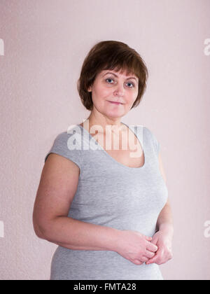 image of beautiful mature woman Stock Photo