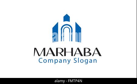 Door Building Symbol Logo Vector Symbol Design Illustration Stock Vector