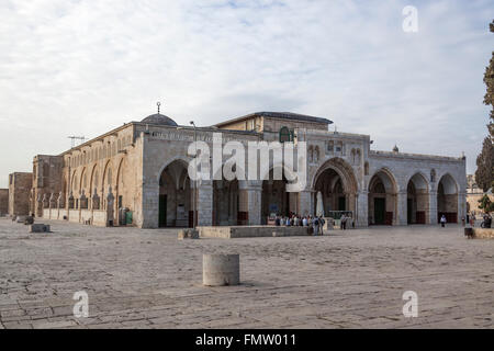 Al-Aqsa Mosque or Bayt al-Muqaddas, Old City Jerusalem Stock Photo