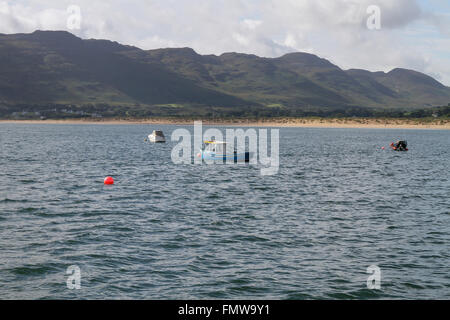 Stocker Strand (Ballymastocker Beach) viewed from Port Salon, County Donegal, Ireland Stock Photo