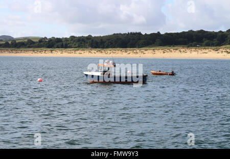 Stocker Strand (Ballymastocker Beach) viewed from Port Salon, County Donegal, Ireland Stock Photo