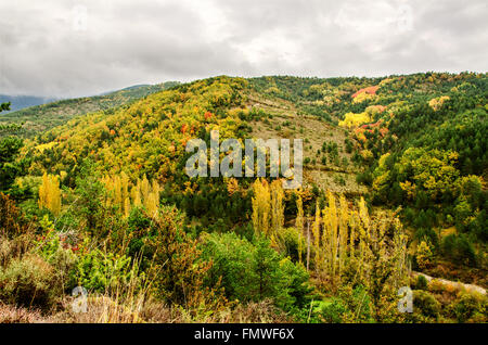Autumn in the Pyrenees Stock Photo