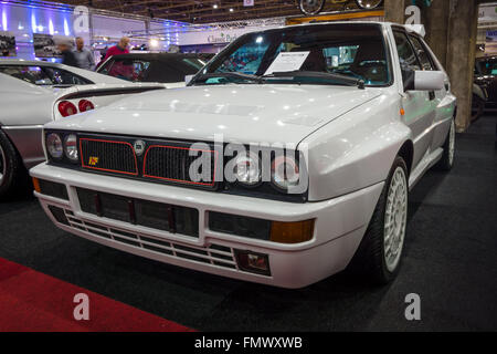 Sports car Lancia Delta HF Integrale 16v Evoluzione II, 1993. Stock Photo