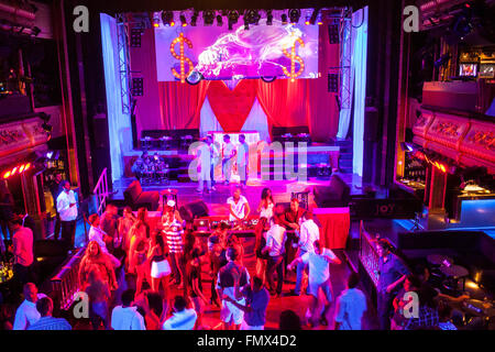Joy Eslava discotheque, Calle del Arenal 11. Madrid, Spain Stock Photo