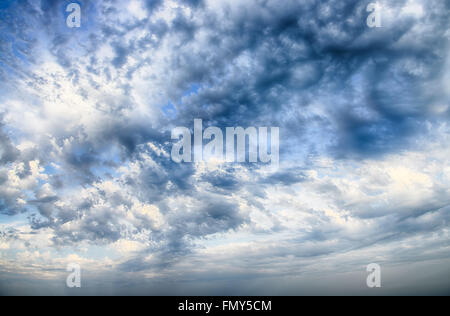 Dramatic sky with stormy clouds.HDR image Stock Photo