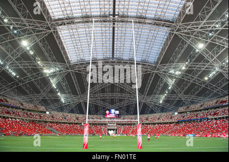 Singapore. 12th Mar, 2016. General view, MARCH 12, 2016 - Rugby : Super Rugby match between Sunwolves 31-32 Cheetahs at National Stadium in Singapore. © Haruhiko Otsuka/AFLO/Alamy Live News Stock Photo