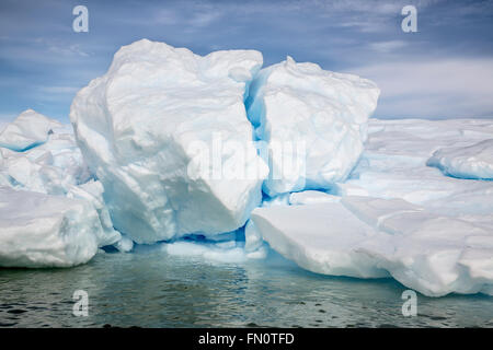 Antarctica, Antarctic peninsula, Wilhemina Bay, iceberg Stock Photo