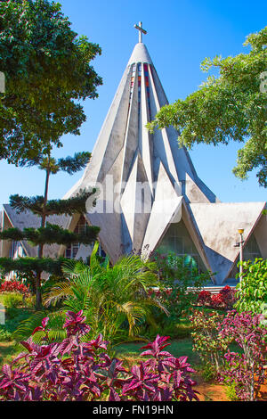 Church in Polana district of Maputo, Mozambique Stock Photo