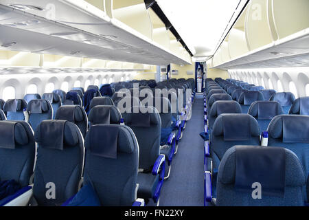 cabin, boeing, b 787, B787, 8, 9, Dreamliner, Dream Liner, Munich Airport, MUC, EDDM, Airport Munich, Stock Photo