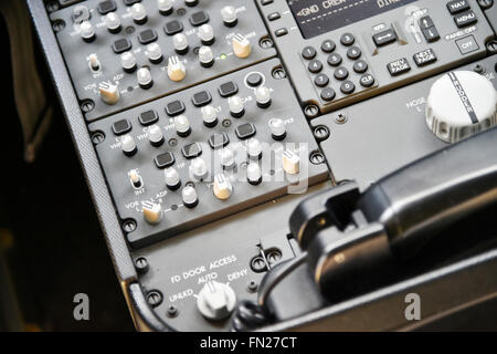 cockpit, panel, switch, boeing, b 787, B787, 8, 9, Dreamliner, Dream Liner, Munich Airport, MUC, EDDM, Airport Munich, Stock Photo