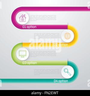 Template circles design on the grey background Stock Vector