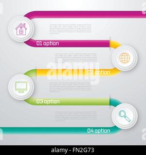 Template circles design on the grey background Stock Vector