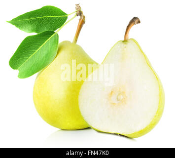 pears isolated on white background. Stock Photo