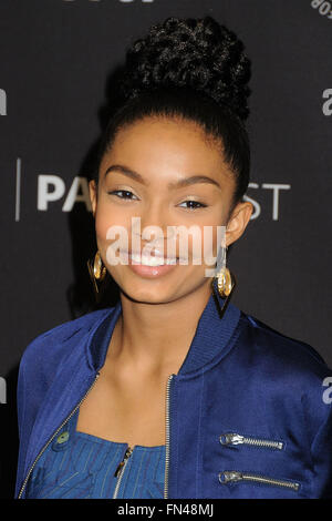 Hollywood, CA, USA. 13th Mar, 2016. Yara Shahidi. 33rd Annual PaleyFest - ''Blackish'' held at the Dolby Theatre. Photo Credit: Byron Purvis/AdMedia Credit:  Byron Purvis/AdMedia/ZUMA Wire/Alamy Live News Stock Photo