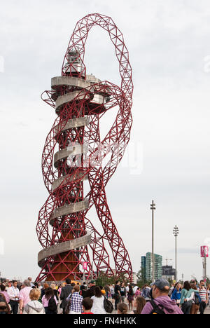 Orbit during Olympics,London,2012,England,UK, Europe. Stock Photo