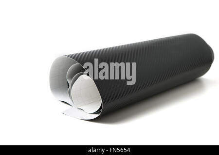 Kevlar Carbon Fiber Sticker Roll Up Stock Photo
