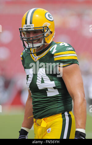 Green Bay Packers defensive end Ryan Pickett celebrates after a play ...